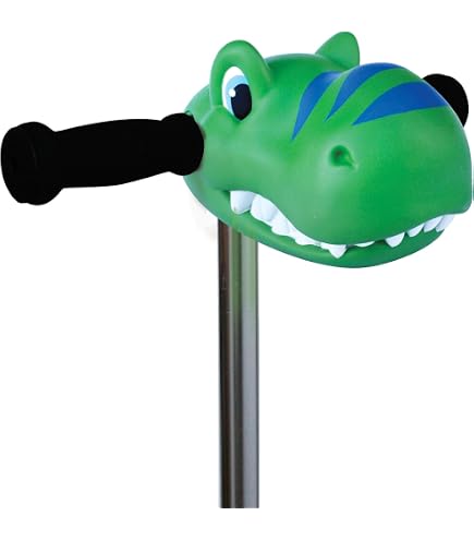 Scootaheadz Tiburón Azul – Accesorio Decorativo Para Manillar De Patinete, Impermeable Y Fácil De Montar, Ideal Para Micro Scooter Y Otros Modelos