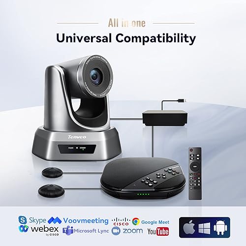 Tenveo All-in-One Video and Audio Conference Room Camera System