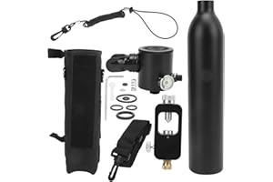 Diving Oxygen Tank,0.5L Oxygen Tank Portable Mini Underwater Breather Tank with 5-10 Minutes Capability for Diving Set with A
