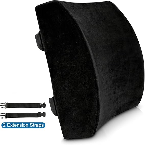 LoveHome Cojin Lumbar Respaldo Lumbar Para Silla Oficina Coche Almohada