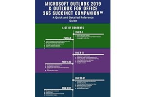 Microsoft Outlook 2019 & Outlook for Office 365 Succinct Companion™: A Quick and Detailed Reference Guide