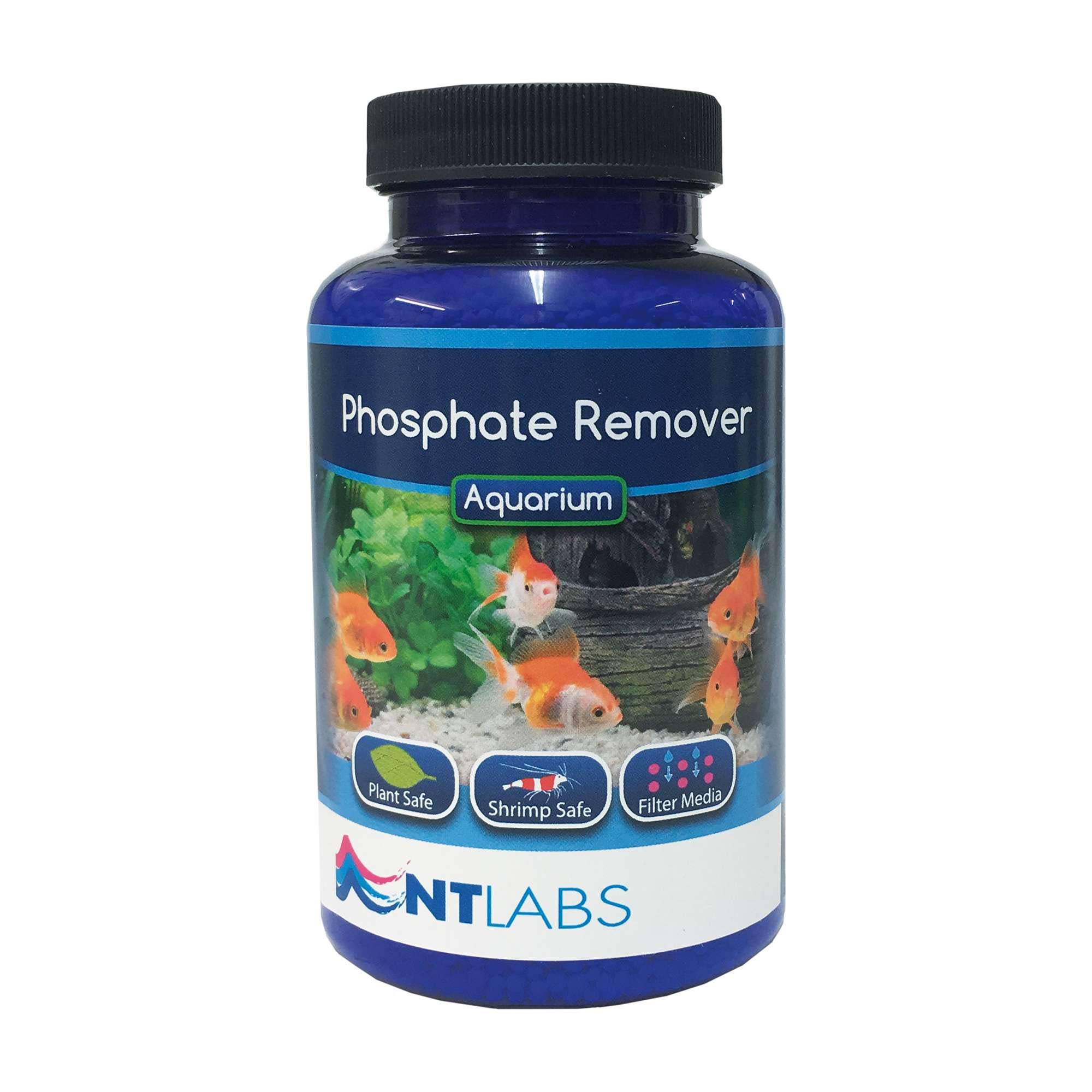 NT Labs Aquarium Phosphate Remover, Instant Removal of Phosphate, Removes Algae Causing Phosphate, Improves Aquarium Water Quality, Keeps Aquariums Cleaner for Longer (180g)
