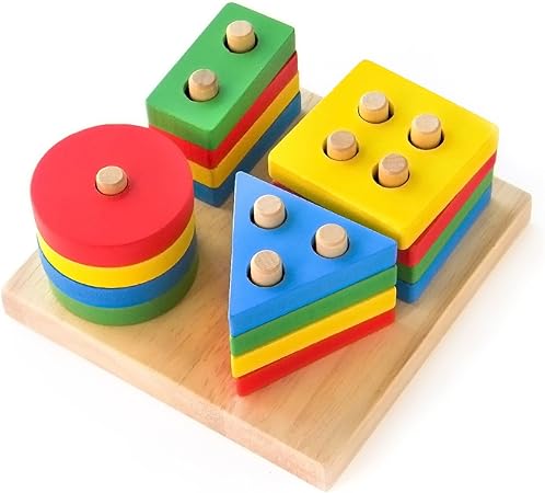 Wooden Stacking Montessori Toys 