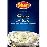 Shan Special Rasmalai Traditional Dessert Mix 3.5 oz (100g) - Powder for Cottage Cheese Balls in Milk Syrup - Suitable for Vegetarians - Airtight Bag in a Box