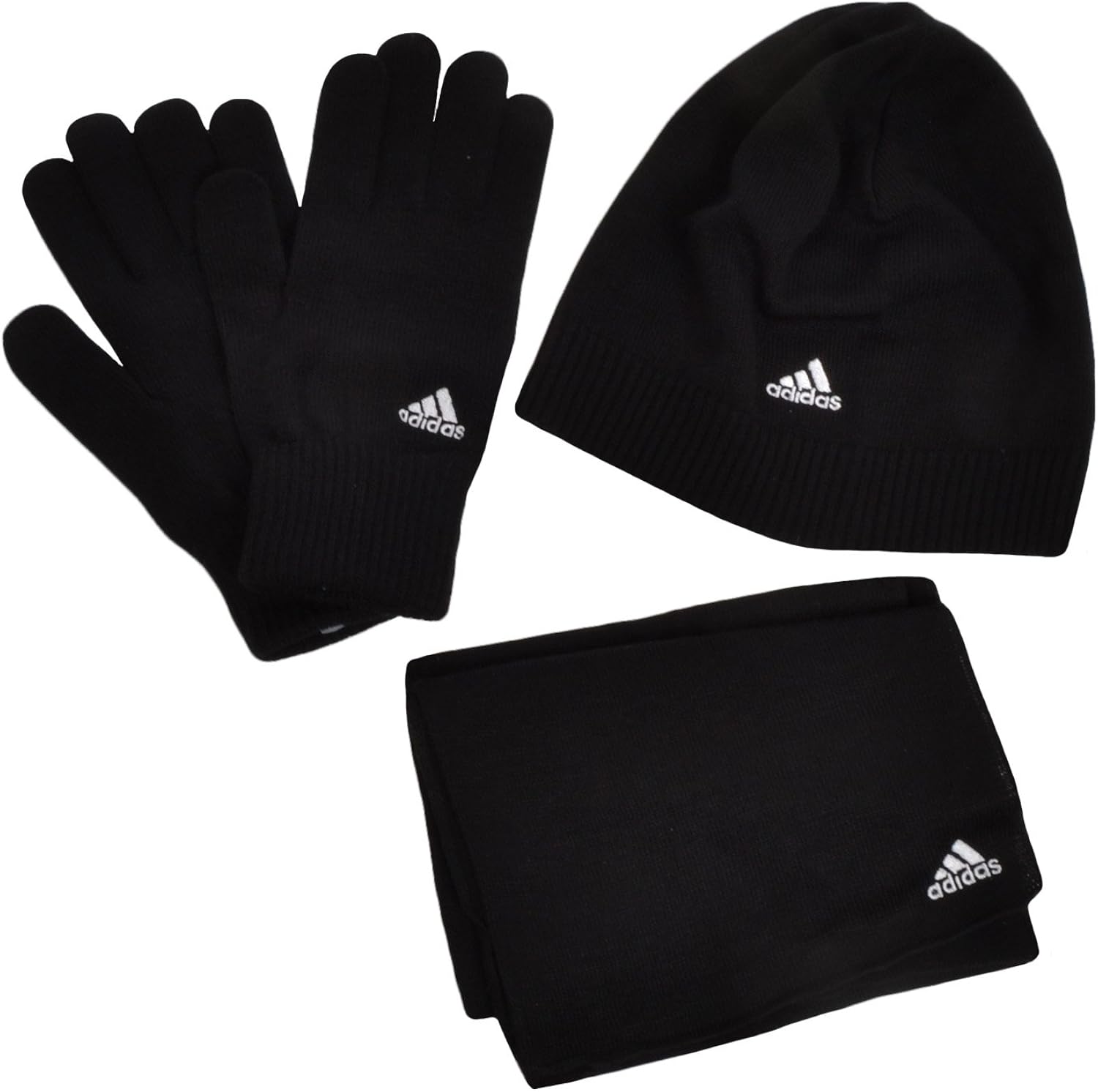 adidas Performance Hat Glove and Scarf Set OSFM Amazon.co.uk Clothing
