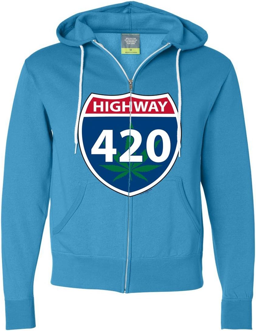 Highway 420 Zip-Up Hoodie