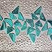 BlueSky 5 Yards/Lot Latest African Nigerian French lace Fabric Embroidered Beading and Rhinestones for Wedding Party (Green)