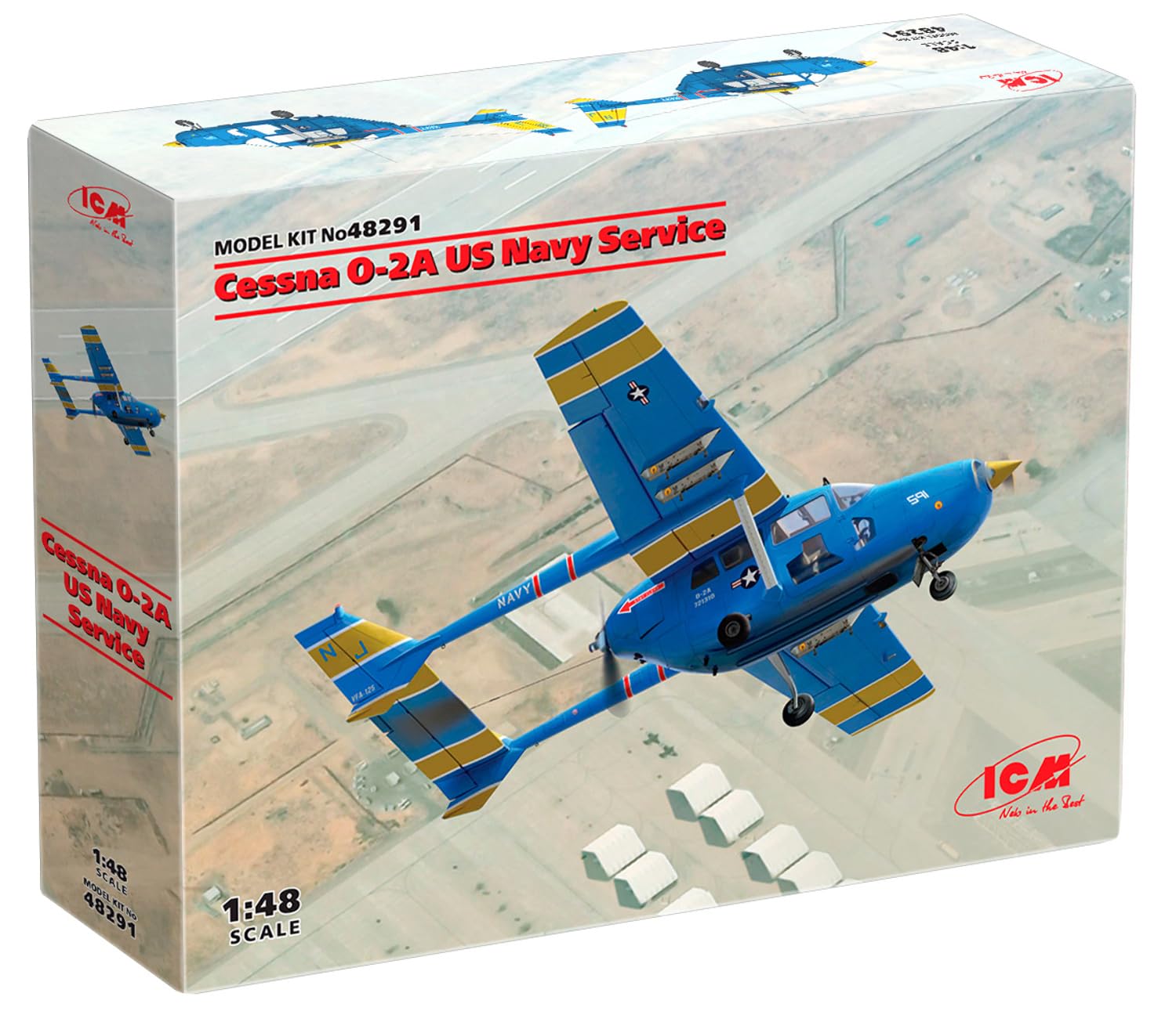 ICM 1:48 - Cessna O-2A US Navy Service