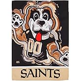 Team Sports America NFL New Orleans Saints Suede Garden Flag | Officially Licensed Sports Flags For Outside 12x18 Double Sided | Small House Flags Decor for Football Fans