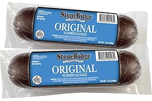 STONERIDGE OLD-FASHIONED QUALITY StoneRidge Old Fashioned Summer Sausage, ORIGINAL, 12 oz, 2 Pack