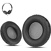 Krone Kalpasmos Headphones Pads Replacement 75mm for Audio Technica ATH S200BT Headphones, Headphone Ear Covers Replacement for Sony MDR-NC6, AKG K518LE, Black &amp; Gray