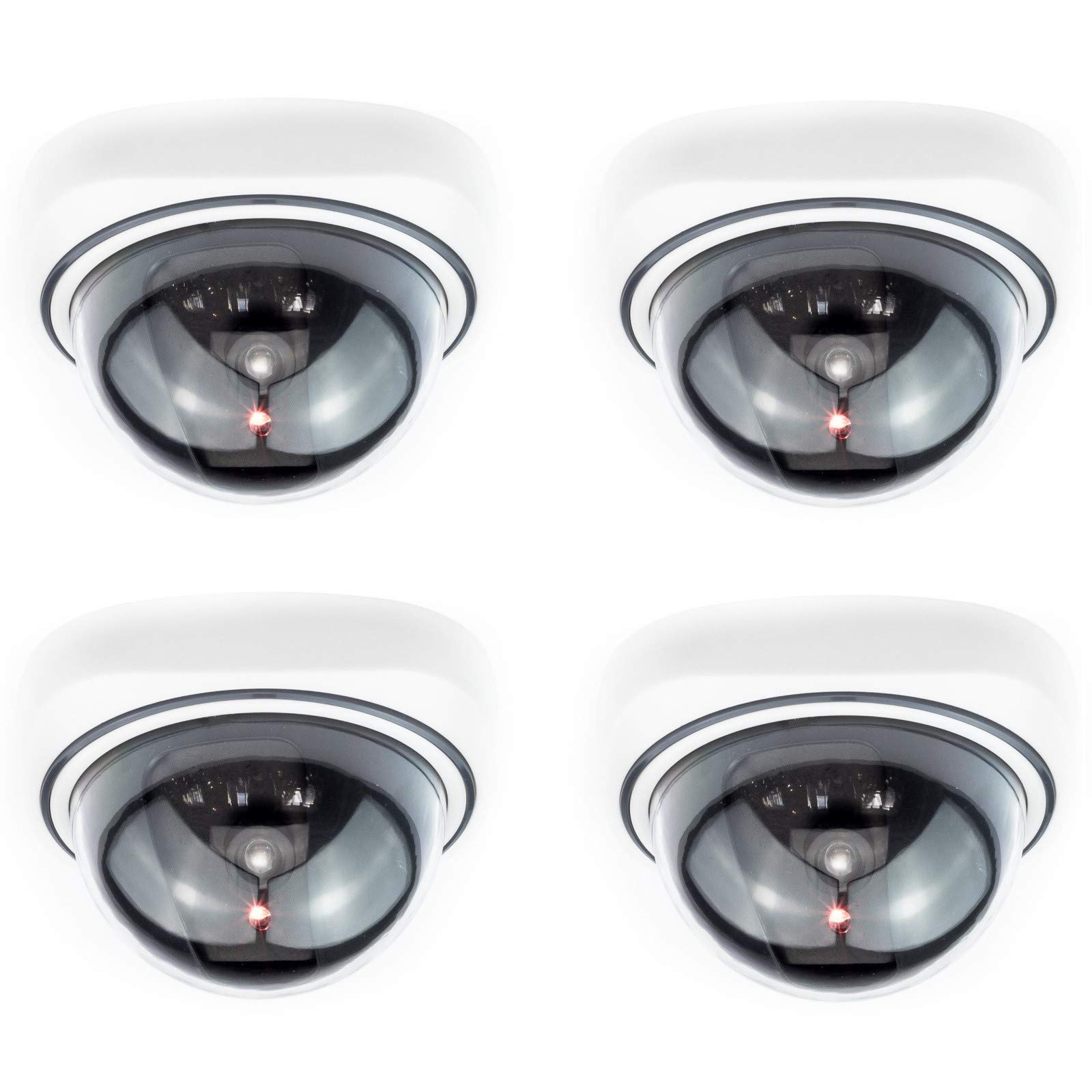 Digicharge Dummy Fake Outdoor Indoor Dome CCTV Security Camera Surveillance with Blinking LED