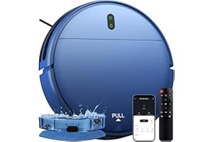 ZCWA Robot Vacuum and Mop Combo, 2 in 1 Mopping Robotic Vacuum with WiFi/App, Robotic Vacuum Cleaner, Schedule Settings, Self