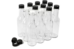 nicebottles Hot Sauce Bottles, 5 Oz - 12 Pack