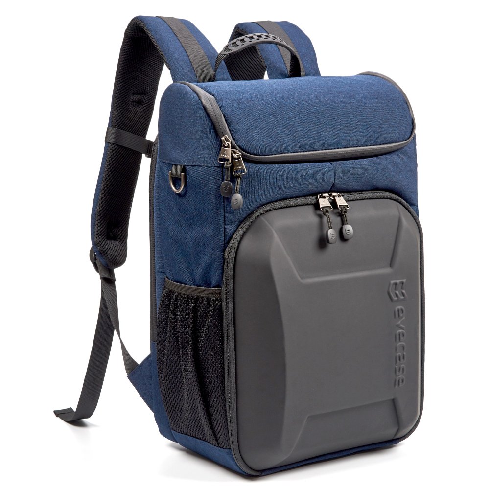 Evecase Shell DSLR/SLR Camera Case Backpack with Tablet/Laptop