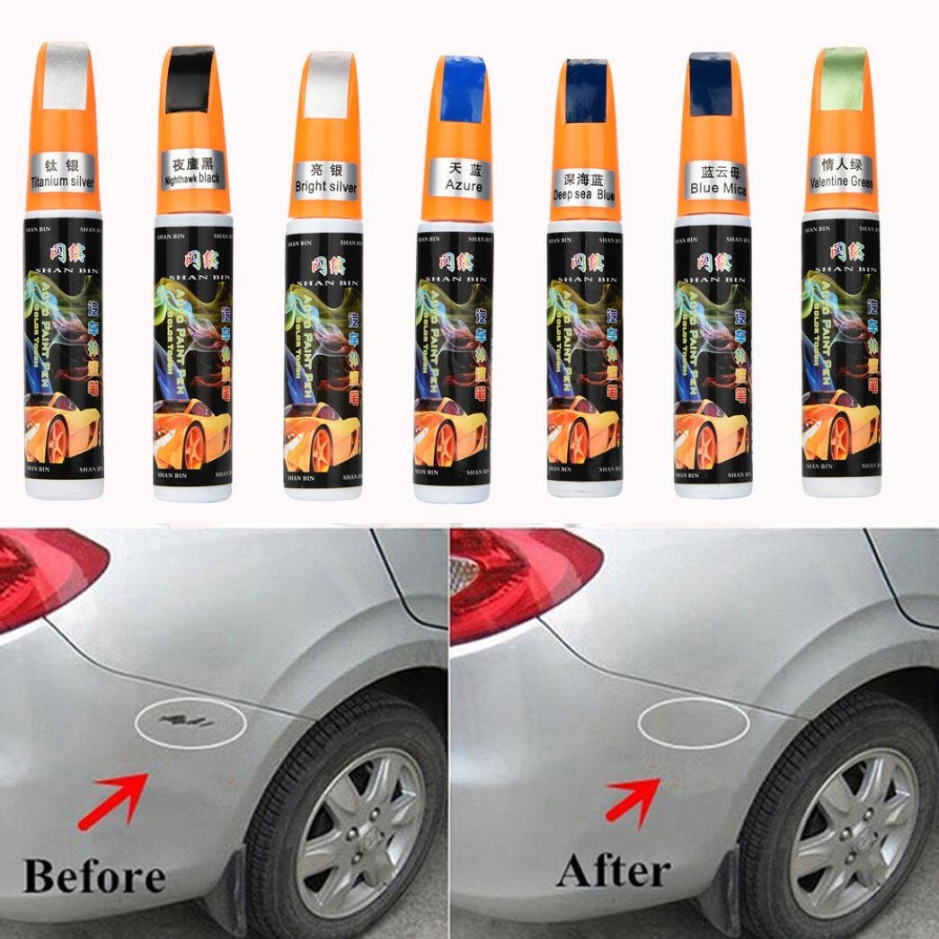 Makaor Colors Auto Car Coat Paint Pen Touch Up Scratch Clear Repair Remover Remove Tool Car Scratch Remover Fix By As Picture Blue Mmica