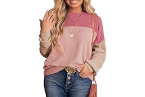 Eytino Plus Size Sweatshirt for Women Striped Colorblock Long Sleeve Crewneck Casual Loose Pullover Shirt Top(1X-5X)