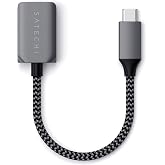 Satechi USB-C to USB 3.0 Adapter Cable, USB-C to USB-A Female, Space Gray | Works with MacBook Air/Pro/Neo, iPad Air/Pro, Mac Mini, iMac, and other devices