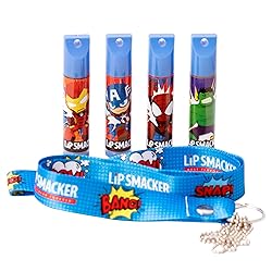 Lip Smacker Marvel, 4 piece lanyard set, lip balm