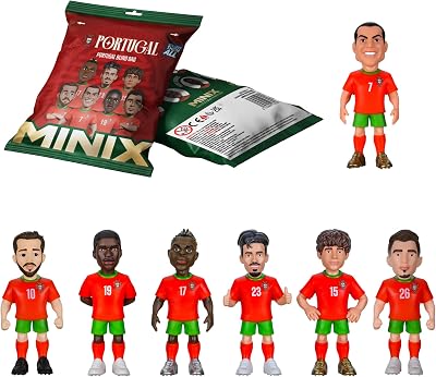 - World Cup Football Stars Mini Formato - Portugal - Saco Surpresa - Figura de Coleção de 7 cm