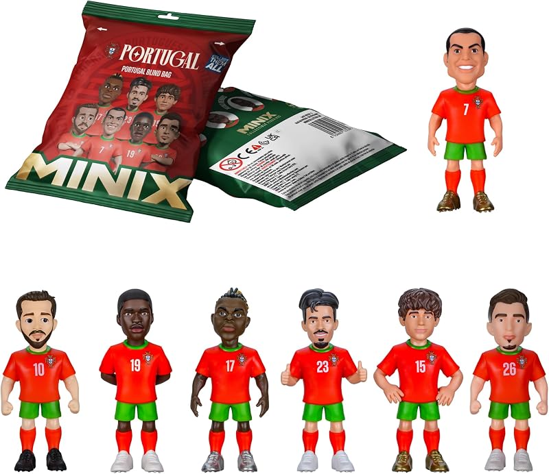 - World Cup Football Stars Mini Format - Portugal - Bolsa Sorpresa - Figura Coleccionable de 7 cm
