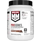 Muscle Milk Pro Series Protein Powder Supplement,Knockout Chocolate,2 Pound,11 Servings,50g Protein,3g Sugar,20 Vitamins & Minerals,NSF Certified for Sport,Workout Recovery,Packaging May Vary