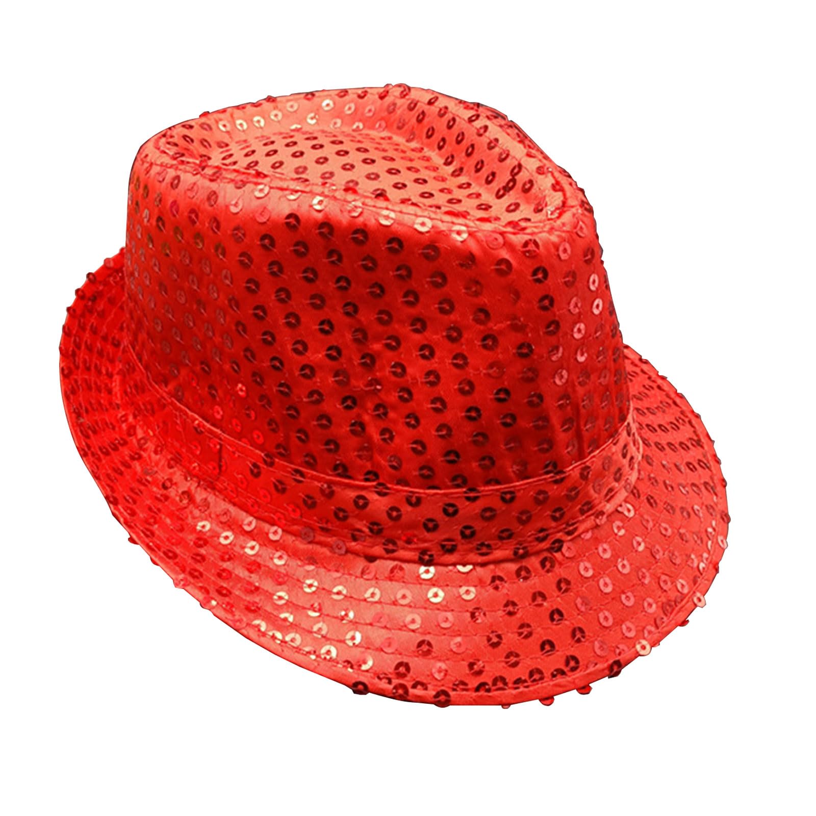 AWAVM Costume Hat for Boy Girls Western Jazz Dance Hat Red