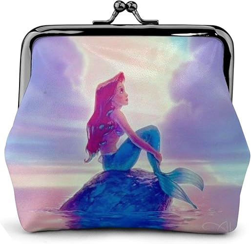 Amazon リトルマーメイド アリエル がま口財布 小銭入れ ミニウォレット コインケース ミニ財布 小物入れ かわいい おしゃれ コンパクト 人気 アニメ キャラクター 雑貨 グッズ X 幸せの花 財布