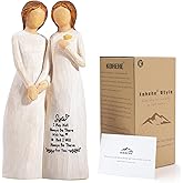 Kohehe Sister Gifts for Women,4.90” Sister Gifts Figurine for Best Friend,Sister Birthday Gifts,Sisters Gifts from Sister,Women Gifts for Sister and Best Friend on Birthday and Sisters' Day
