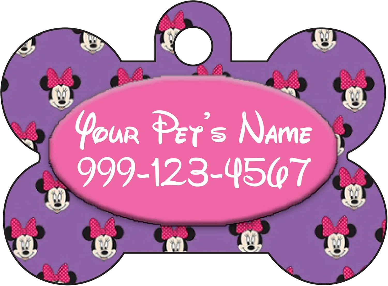 minnie dog tag