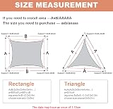 AXT SHADE Sun Shade Sail Waterproof 2.5x3m Rectangle Terracotta UV Block view 6