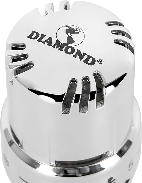 Diamond Thermostatkopf fr Khler Chrom Thermostat Heizsystem fr Thermostatische Heizkrper Pneumatische Temperaturregelventile