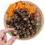 BigOtters Artificial Acorn, 100PCS Fake Nutty for Home Vase Filler Decor, 1.2" x