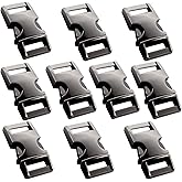 Bytiyar 3/8 inch Buckles Quick Side Release Clips Making Belt Strap of Parocord Bracelet Dog Collar Backpack Accessories