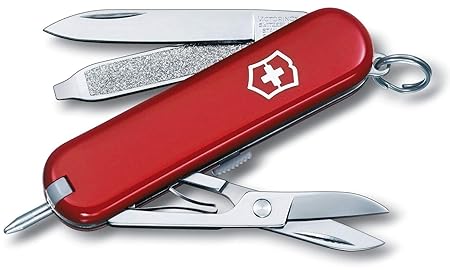 Victorinox Taschenmesser Signature (7 Funktionen, Klinge, Kugelschreiber, Schere)