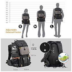 TARION Large Waterproof Camera Backpack - 2 in 1
