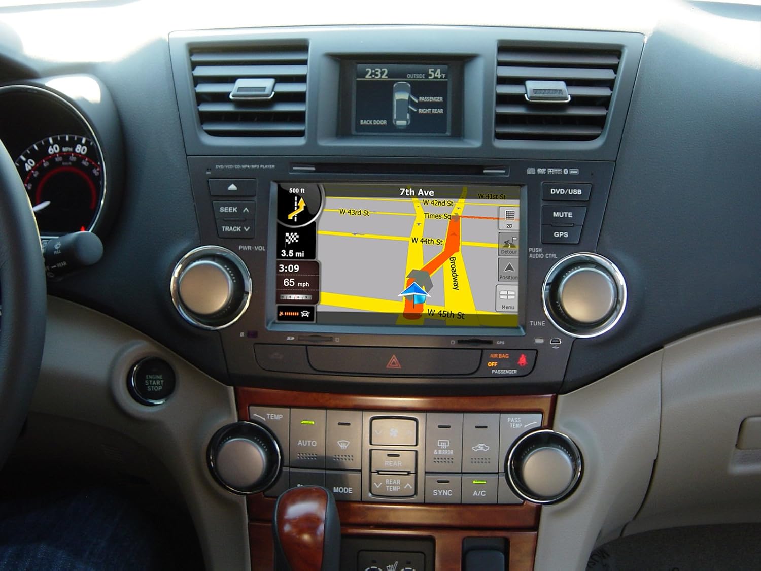 Amazon.com: Rosen 2009-12 Toyota Highlander In-dash Multi-media Navigation  System: GPS & Navigation