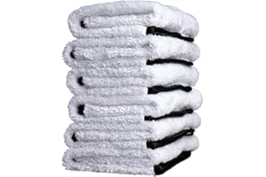 Adam's Single Soft Microfiber Towel - Soft Enough for Even The Most Delicate Finishes - Buff Away Polishes & Car Wax with Eas