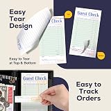FMP Brands 5 Guest Check Pads 250 Sheets Restaurant Bar Cafe Order Forms view 4