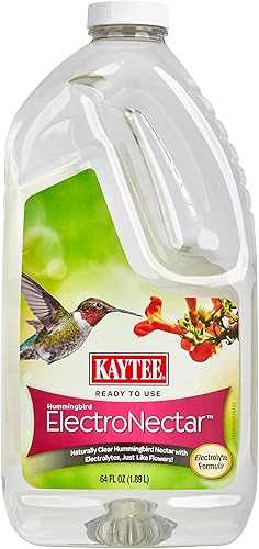 Kaytee Hummingbird ElectroNectar Wild Bird Food, Ready to Use, 64 Ounces