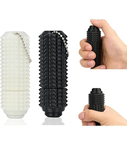 Little Ouchies – 2 Juguetes Antiestrés Con Púas Y Giro Suave, Llavero Impreso En 3D Para Adultos Y Niños | Fidget Sensorial | Silencioso | Portátil