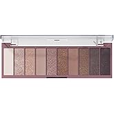 e.l.f. Perfect 10 Eyeshadow Palette, Ten Ultra-pigmented Shimmer & Matte Shades, Vegan & Cruelty-free, Nude Rose Gold (Packaging May Vary)