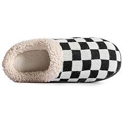 UBFEN Mens Slippers for Indoor Bedroom Memory Foam