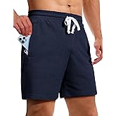 Pioneer Camp Sweat Shorts for Men 5 Inch Inseam Shorts Athletic Gym Workout Casual Cotton Shorts for Running Pajama Lounge