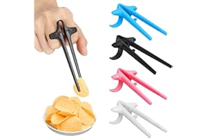 4Pcs Finger Chopsticks - Snack Chopsticks for Gamers - Fun Chopstick Snack Clips Gamepad Accessories Mobile Game Accessories