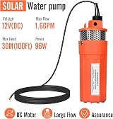 ECO-WORTHY 12V Solar Submersible Deep Well Water Pump 3m Cable view 3