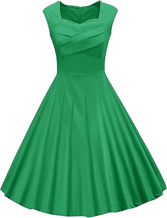 1950s style swing dress