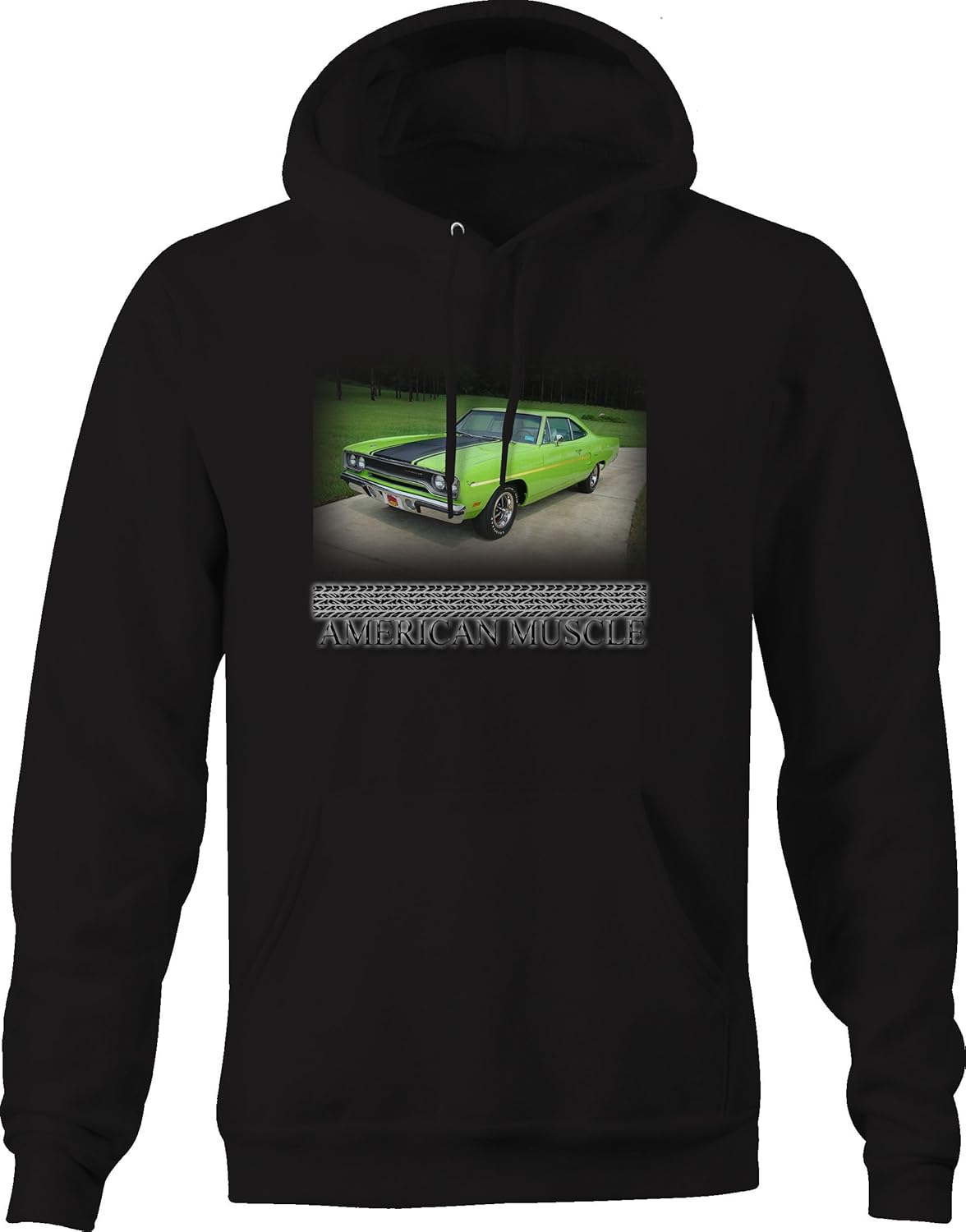 lime green graphic hoodie