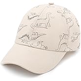 POMIJIAN Toddler Baseball Hat Baby Boy Sun Hat Cotton Baseball Cap UV Protection Girls Outdoor Park Hats for Kids