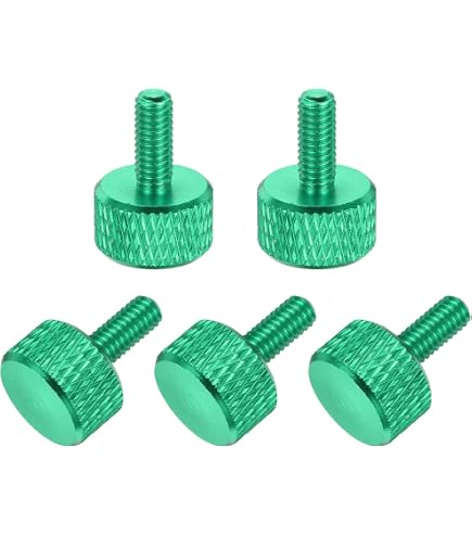 10-Pack M5 X 15mm Knurled Thumb Screws With Plastic Knobs – Black Clamping Handles - View #4